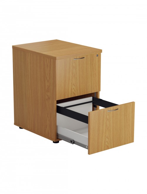 Office Storage Oak Filing Cabinet 2 Drawer TES2FCNO by TC - enlarged view