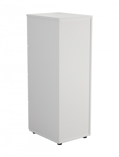 Office Storage White Filing Cabinet 4 Drawer TES4FCWH by TC - enlarged view