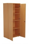 Office Cupboard Beech 1800mm Tall Office Storage Cupboard WDS1845CPBE by TC - enlarged view