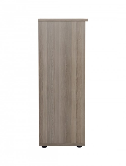 Office Bookcase Grey Oak 1200mm Office Storage Bookcase WDS1245GO by TC - enlarged view