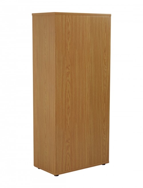 Office Cupboard Oak 1800mm Tall Office Storage Cupboard WDS1845CPNO by TC - enlarged view