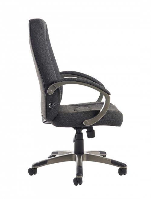 Office Chair Blue Lucca High Back Managers Chair LUC300T1-C by Dams - enlarged view