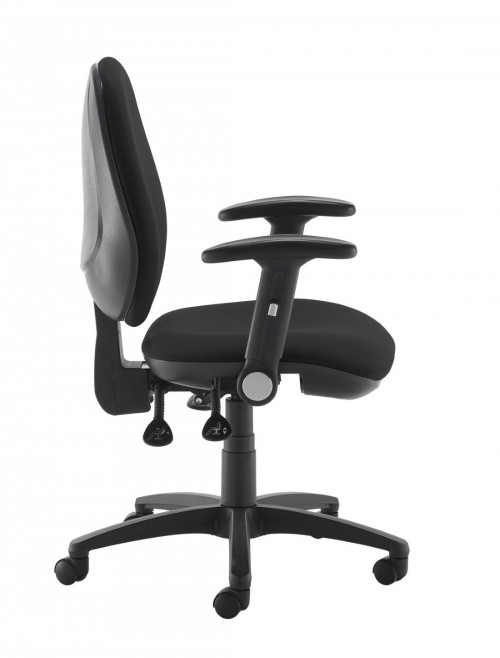 Office Chairs Black Jota High Back Operator Chair JH46-000-BLK by Dams - enlarged view