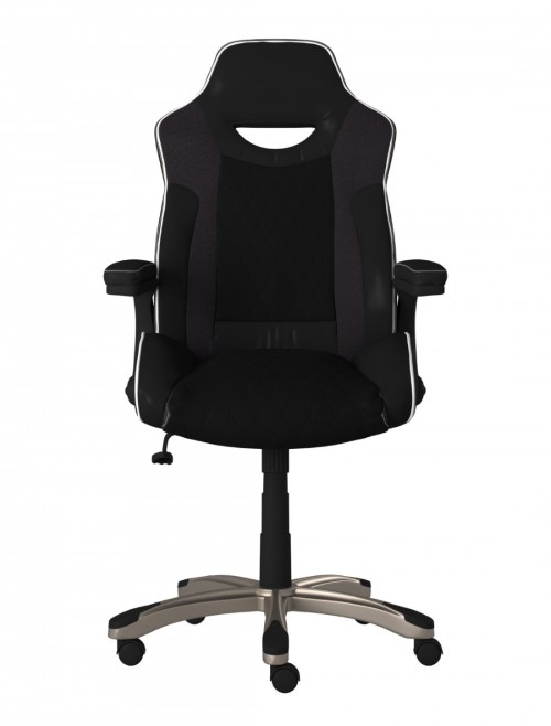 Office Chair Black Silverstone Gaming Chair AOC2282BLK by Alphason - enlarged view