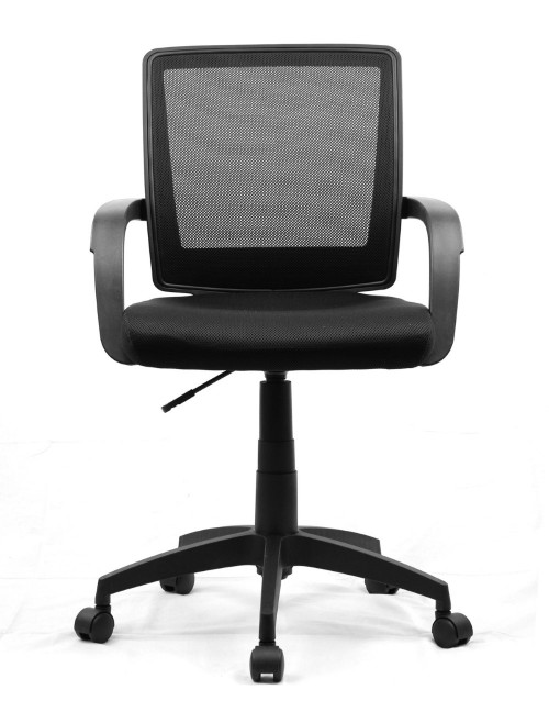 Mesh Office Chair Black Beta Computer Chair BCM/F600/BK by Eliza Tinsley - enlarged view