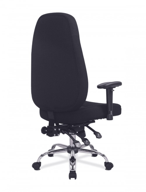 Office Chair Black Babylon 24 Hour Operator Chair BCF/R440/BK by Eliza Tinsley - enlarged view