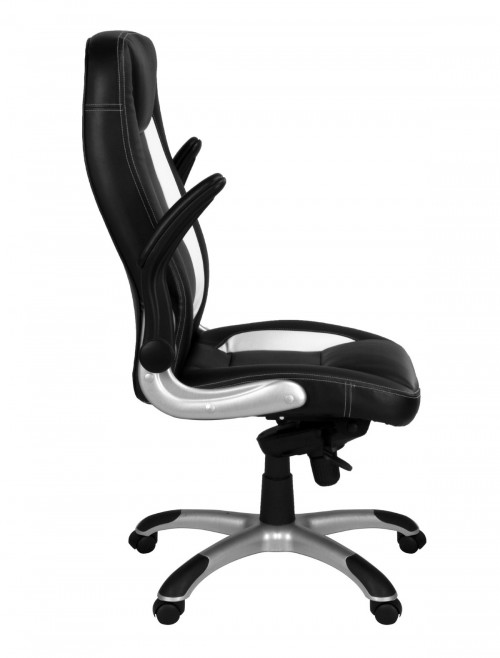 Black Office Chair Friesian High Back Executive Chair BCP/4025/BWH by Eliza Tinsley - enlarged view