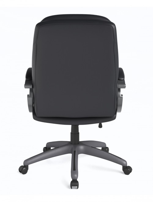 Office Chair Black Mayfield Leather Office Chair AOC6243BLK by Alphason - enlarged view