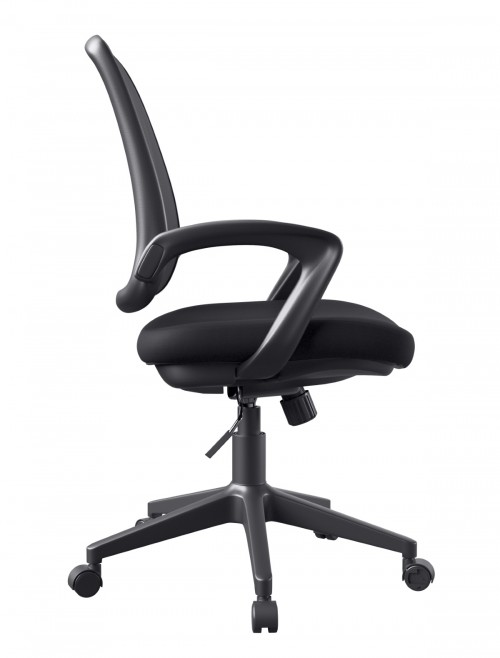 Mesh Office Chair Black Marvin Computer Chair AOC8166BLK by Alphason - enlarged view