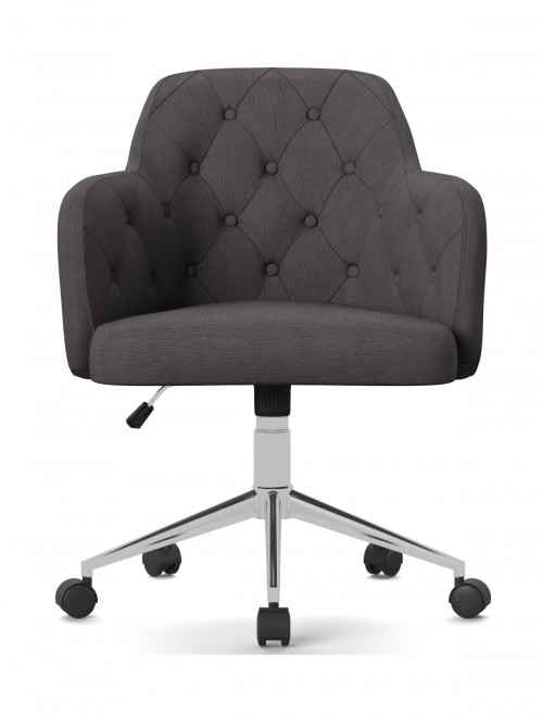 Home Office Chair Grey Washington Computer Chair AOC7257GRY by Alphason - enlarged view