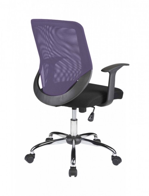 Alphason Atlanta Mesh Chair AOC9201-M-PUR - enlarged view