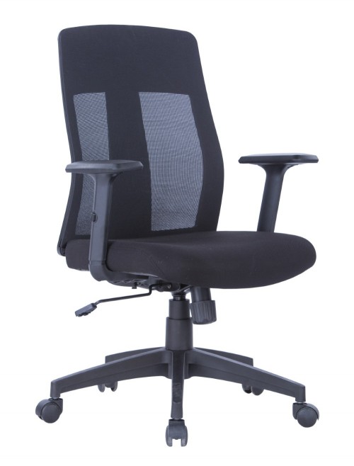 Mesh Office Chair Black Laguna AOC1705BLK by Alphason - enlarged view