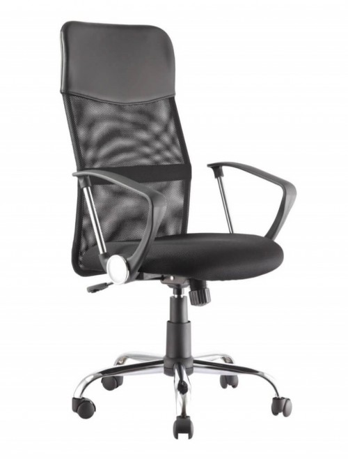 Mesh Office Chair Black Orlando Computer Chair AOC4087BLK