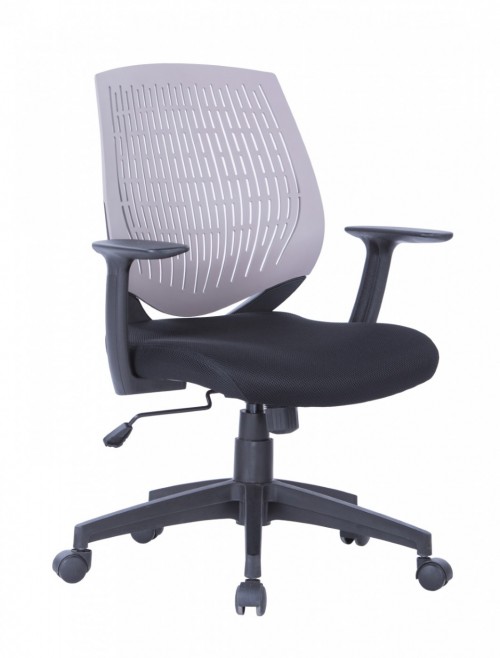 Office Chair Grey Malibu Computer Chair AOC5460GRY by Alphason - enlarged view