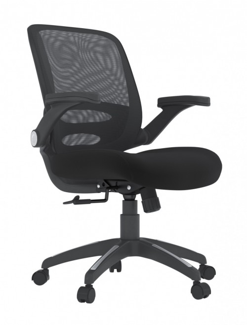 Mesh Office Chair Black Newport Computer Chair AOC8169BLK by Alphason - enlarged view