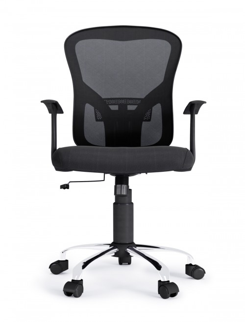 Mesh Office Chair Black Tampa Computer Chair AOC8141BLK by Alphason - enlarged view