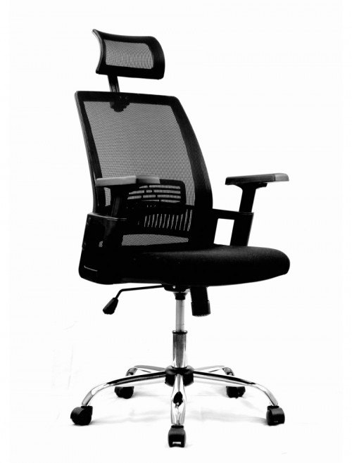 Mesh Office Chair Black Alpha Computer Chair BCM/F816/BK by Eliza Tinsley