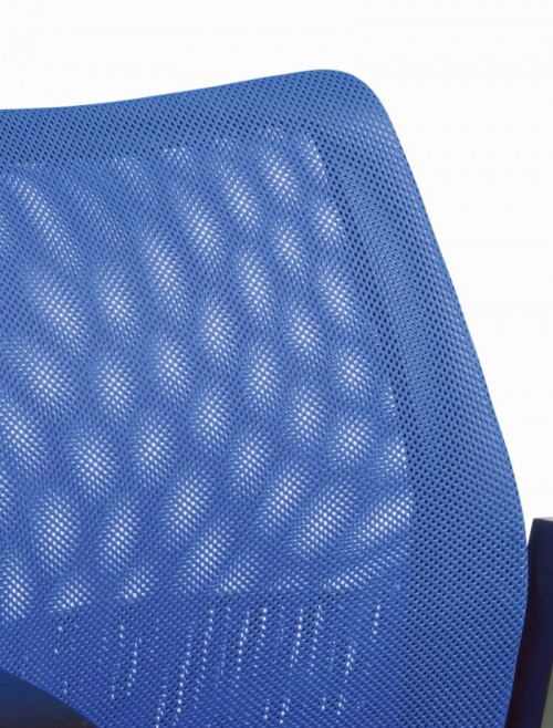 Operator Chair Blue Calypso Mesh Office Chair BCM/F1204/BL by Eliza Tinsley - enlarged view