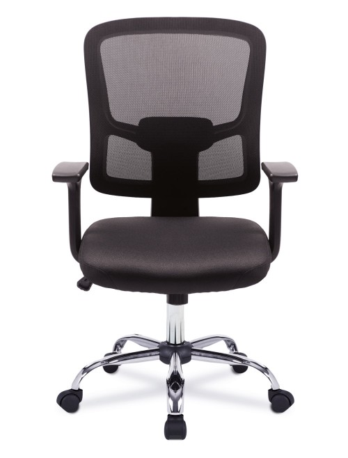 Mesh Office Chair Black Crusader Designer Armchair BCM/S550/BK by Eliza Tinsley