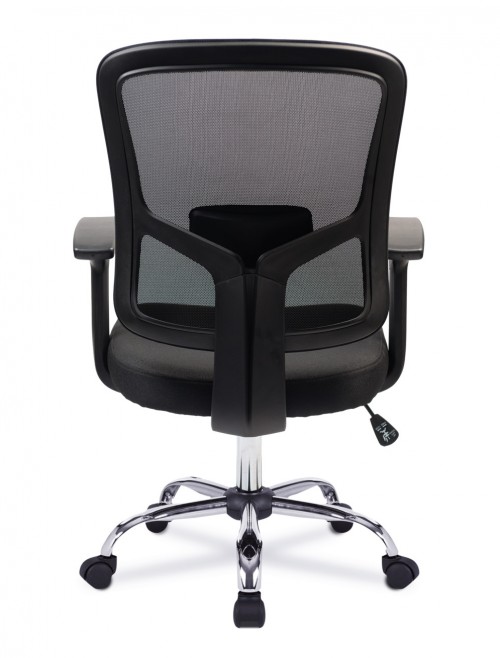 Mesh Office Chair Black Crusader Designer Armchair BCM/S550/BK by Eliza Tinsley - enlarged view