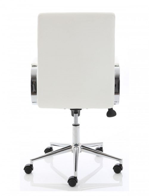 Office Chairs White Bonded Leather Ezra Executive Chair EX000189 by Dynamic - enlarged view