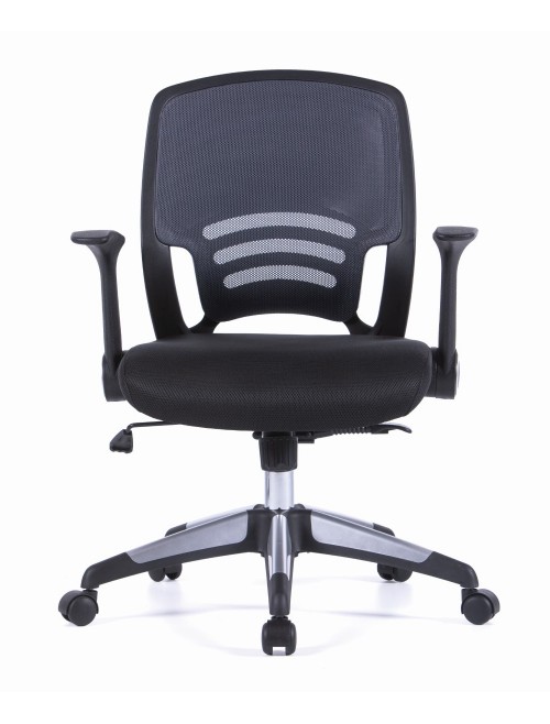 Mesh Office Chair Grey Graphite Task Chair BCM/F560/GY by Eliza Tinsley - enlarged view