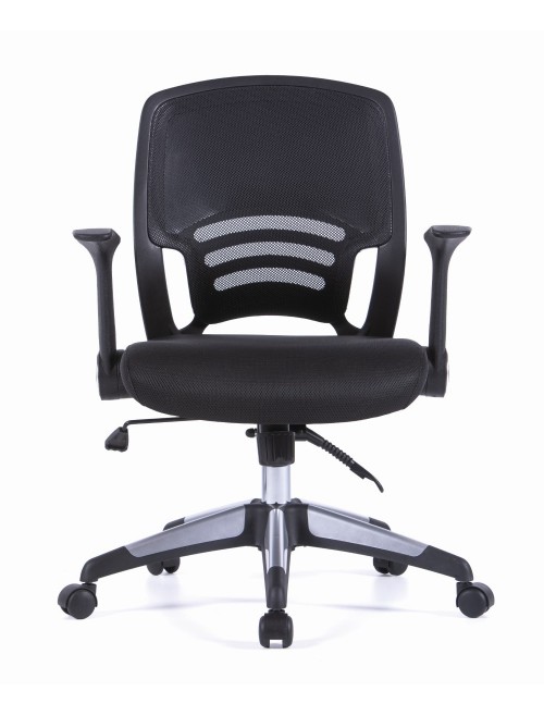 Mesh Office Chair Black Graphite Task Chair BCM/F560/BK by Eliza Tinsley - enlarged view