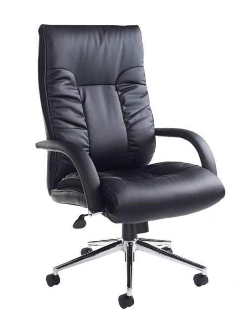  DER300T1-BLK Derby High Back Faux Leather Executive Chair - enlarged view