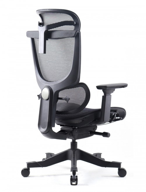 Mesh Office Chair Black Elise Operator Chair ELS300K2-K by Dams - enlarged view