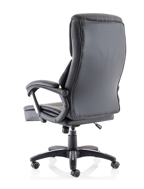 Bonded Leather Office Chair Black Stratford Executive Chair EX000251 by Dynamic - enlarged view