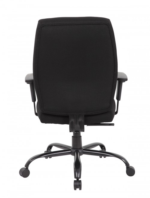 Black Office Chair Porter Bariatric Operator Chair POR300T1-K by Dams - enlarged view