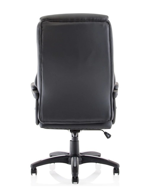 Bonded Leather Office Chair Black Stratford Executive Chair EX000251 by Dynamic - enlarged view