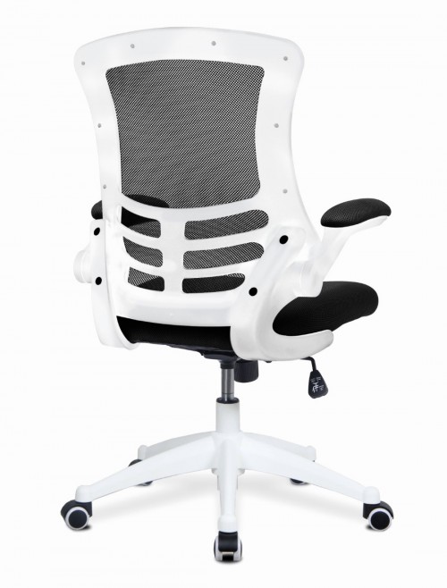 Mesh Office Chair Black Luna Computer Chair BCM/L1302/WH-BK by Eliza Tinsley - enlarged view