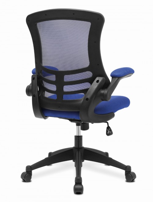 Mesh Office Chair Blue Luna Computer Chair BCM/L1302/BL by Eliza Tinsley - enlarged view