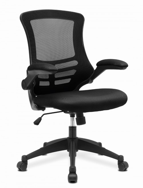 Mesh Office Chair Black Luna Computer Chair BCM/L1302/BK by Eliza Tinsley - enlarged view