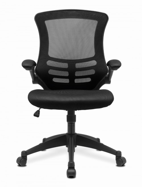 Mesh Office Chair Black Luna Computer Chair BCM/L1302/BK by Eliza Tinsley - enlarged view