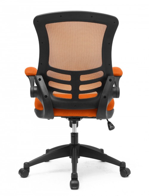 Mesh Office Chair Orange Luna Computer Chair BCM/L1302/OG by Eliza Tinsley - enlarged view