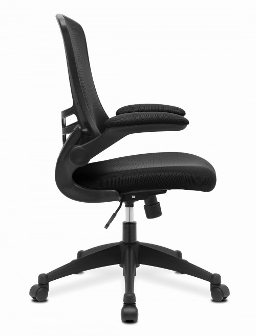 Mesh Office Chair Black Luna Computer Chair BCM/L1302/BK by Eliza Tinsley - enlarged view