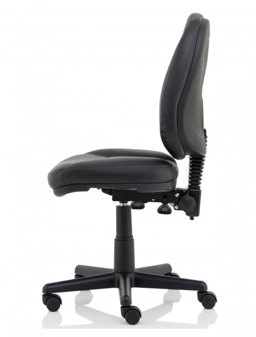 Bonded Leather Office Chair Black Jackson Executive Chair OP000229 by Dynamic