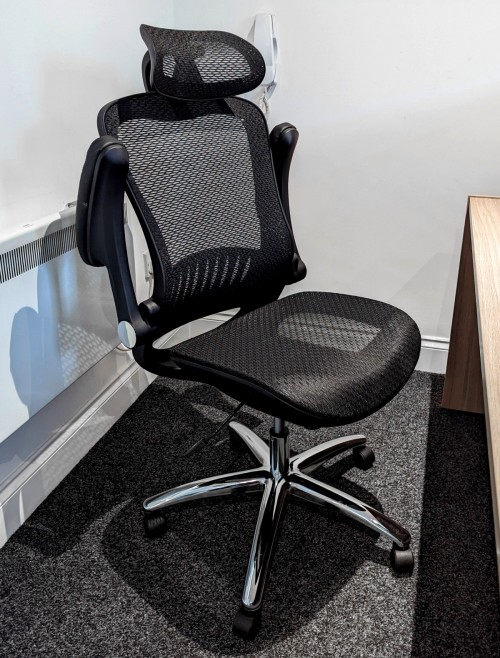 Dams Curva High Back Mesh Office Chair CUR300T1 - enlarged view