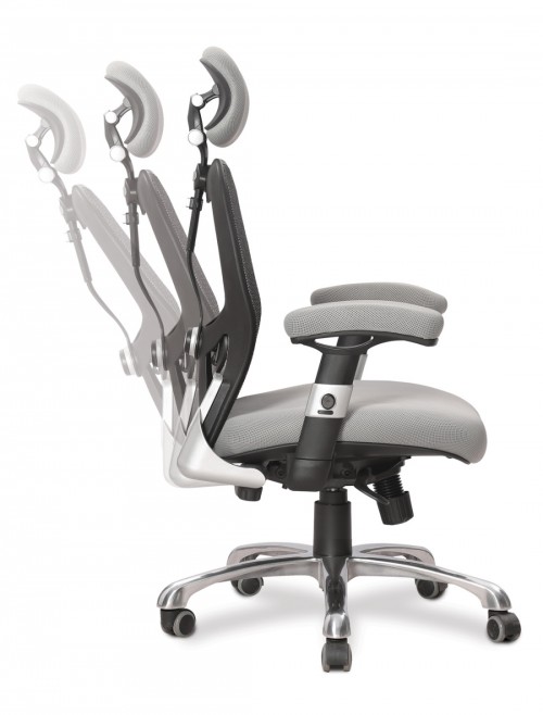 Ergo 24 Hour Chair Luxury Executive Mesh Office Chair Grey DPA/ERGO/KTAG/GY - enlarged view