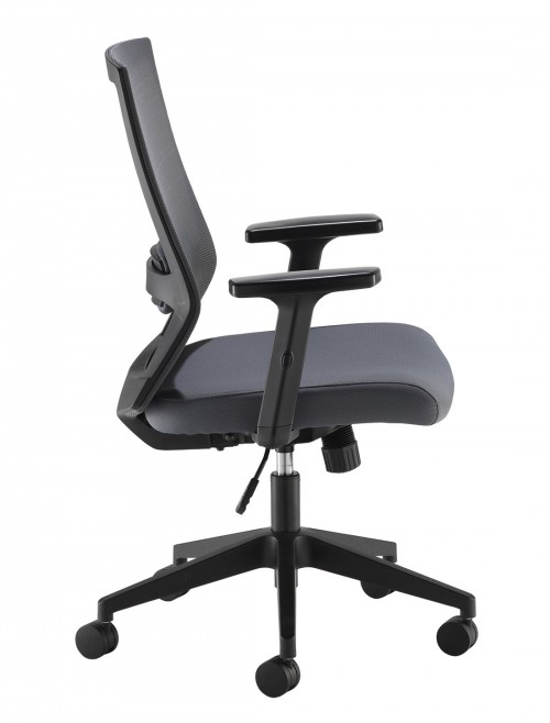 Mesh Office Chair Travis Grey Operator Chair TVS300T1-K by Dams - enlarged view