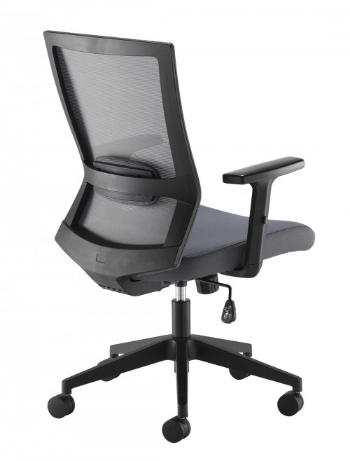 Mesh Office Chair Travis Grey Operator Chair TVS300T1-K by Dams - enlarged view