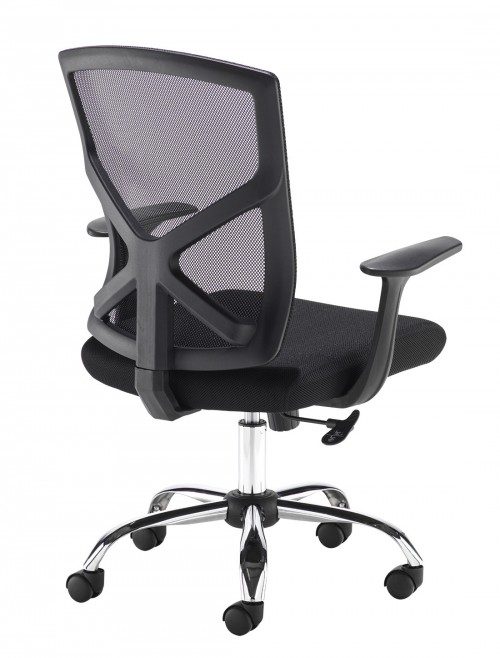 Mesh Office Chair Hale Black Operator Chair HAL300T1-K by Dams - enlarged view