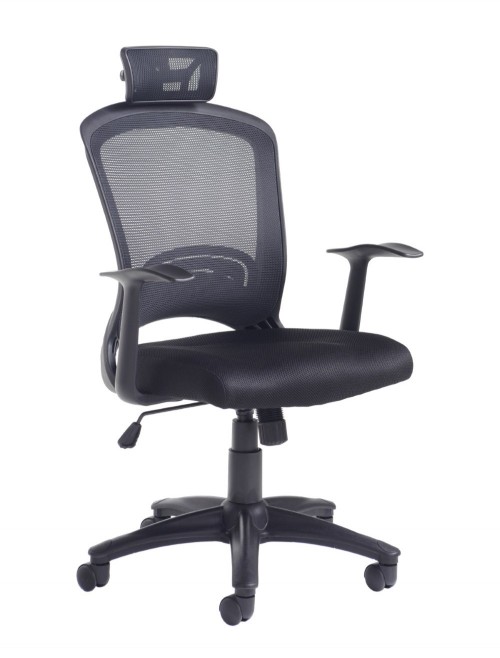 Office Chair Solaris Mesh Operators Chair SOL300T1-K by Dams - enlarged view