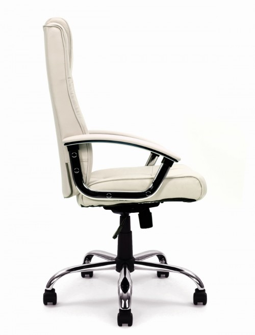 Office Chair Cream Leather Westminster Executive Chair DPA2008ATG/LCM by Eliza Tinsley - enlarged view