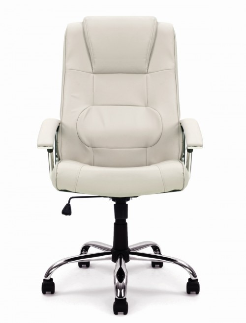 Office Chair Cream Leather Westminster Executive Chair DPA2008ATG/LCM by Eliza Tinsley - enlarged view