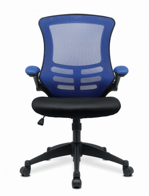 Mesh Office Chair Blue/Black Luna Computer Chair BCM/T1302/BL by Eliza Tinsley Nautilus - enlarged view