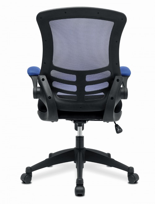 Mesh Office Chair Blue/Black Luna Computer Chair BCM/T1302/BL by Eliza Tinsley Nautilus - enlarged view