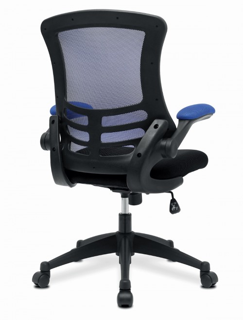 Mesh Office Chair Blue/Black Luna Computer Chair BCM/T1302/BL by Eliza Tinsley Nautilus - enlarged view